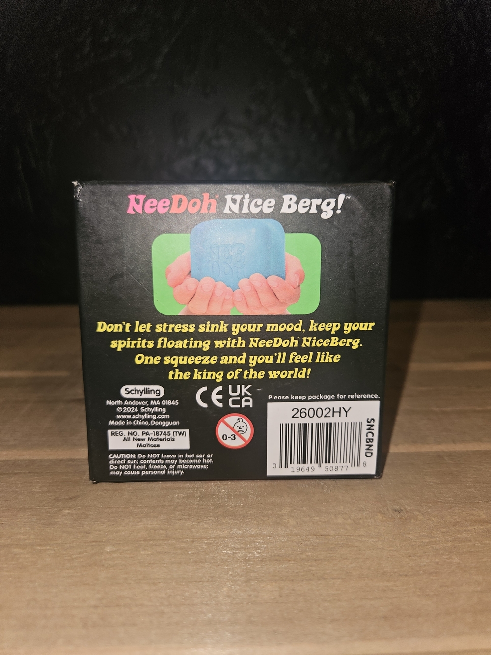 NeeDoh Nice Berg – Blue Super Solid Squish 🧊🩵 - Picture 3 of 3